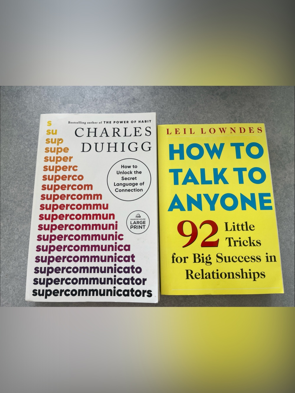 Supercommunicators and How to Talk to Anyone bundle.